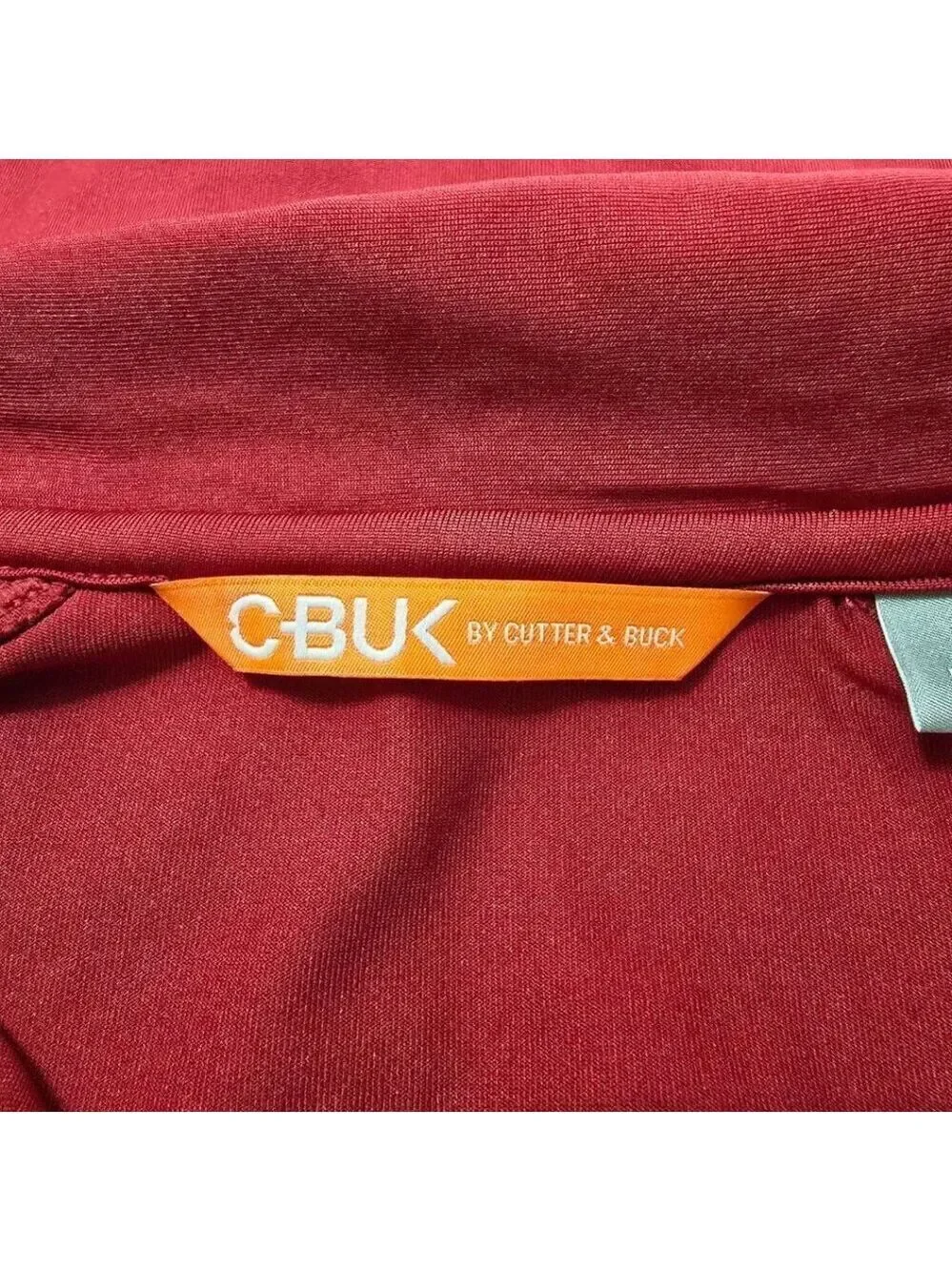 Cutter & Buck Red CBUK Grip Polo Shirt Sz L - Picture 8 of 11